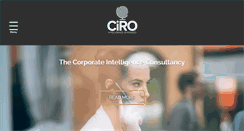 Desktop Screenshot of ciro-global.com