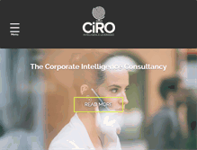 Tablet Screenshot of ciro-global.com